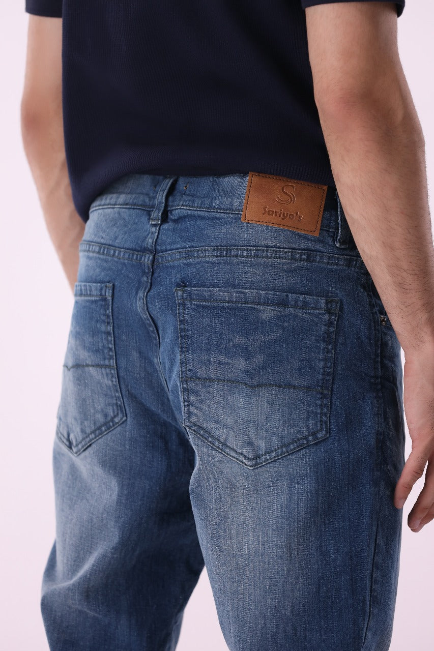 Sariyo's Normal Jeans For Men | Dark Wash