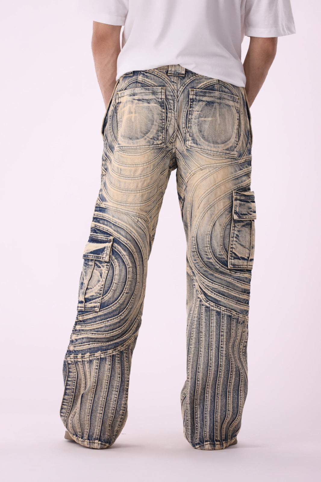 Sariyo's Unisex Biker Jeans | Random Wash