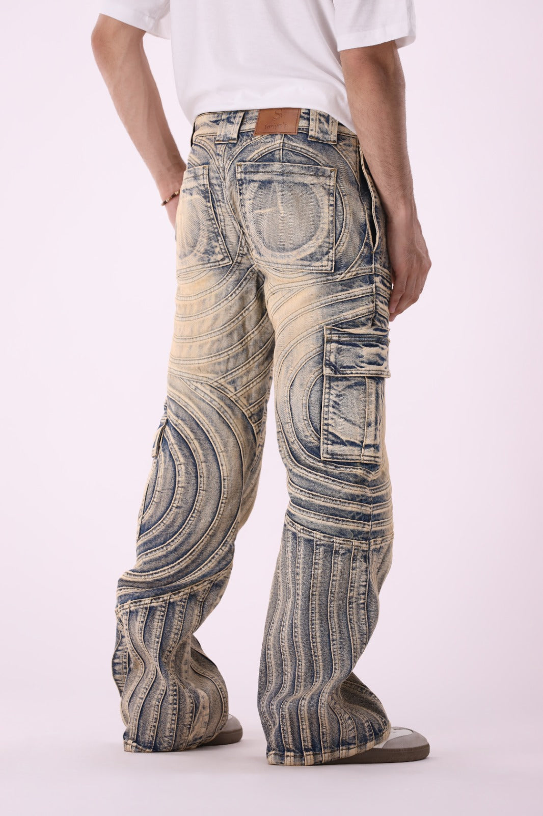 Sariyo's Unisex Biker Jeans | Random Wash