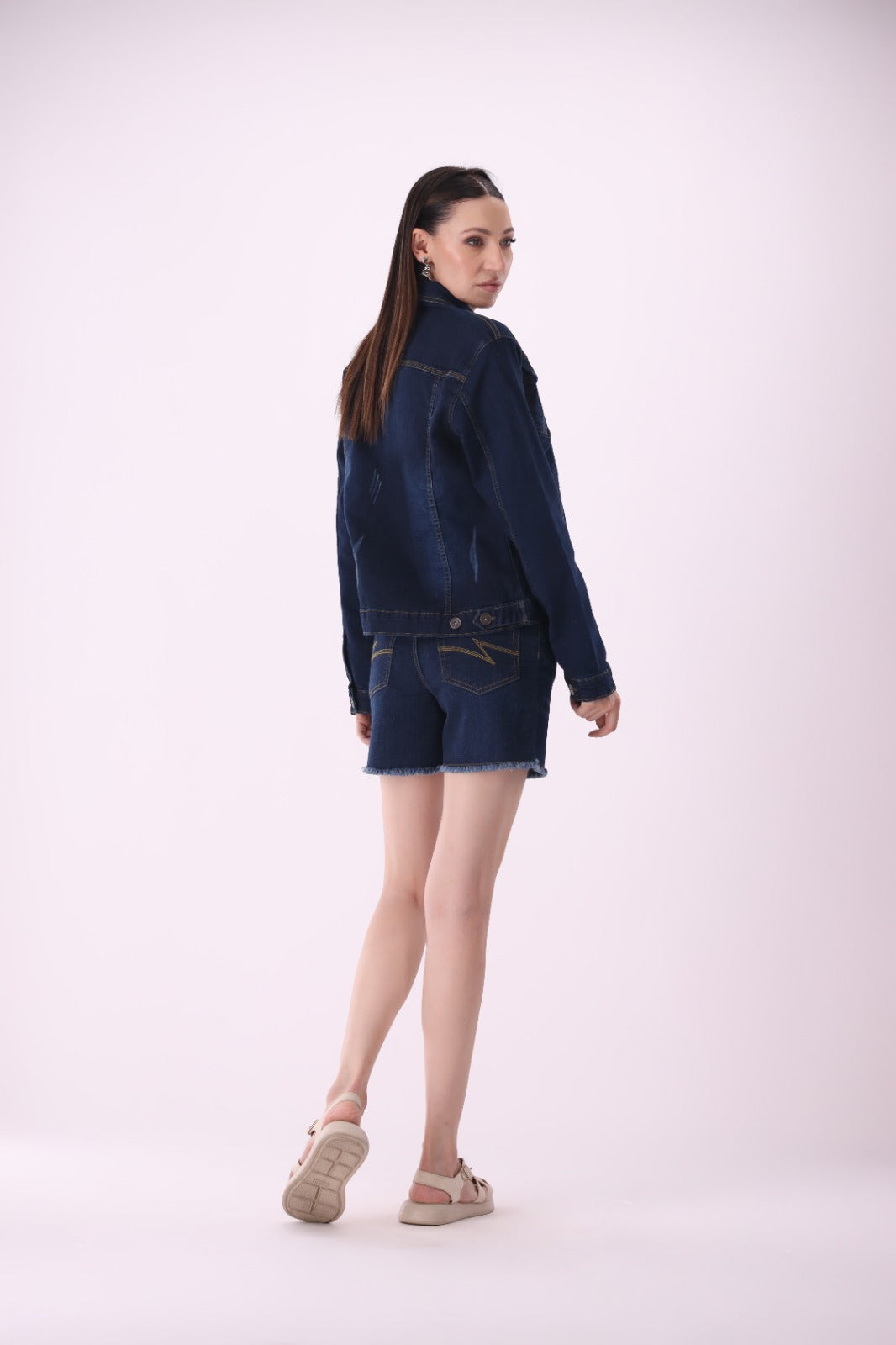 Sariyo's jacket for women | Dark Wash