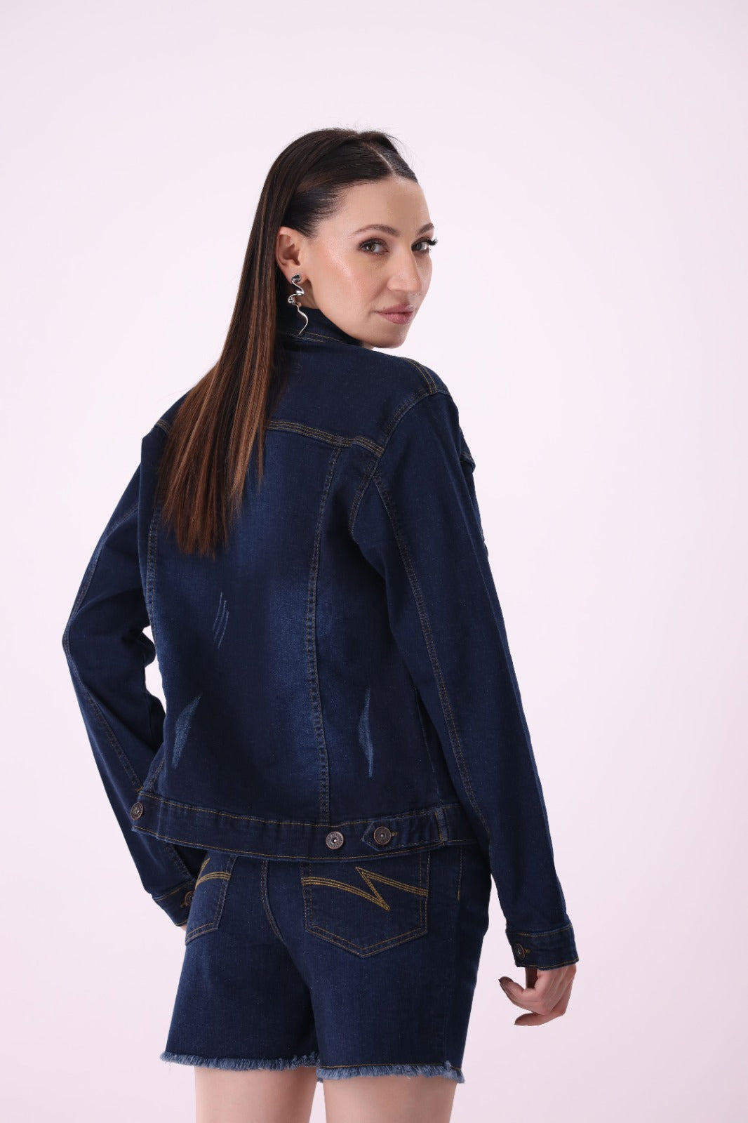 Sariyo's jacket for women | Dark Wash