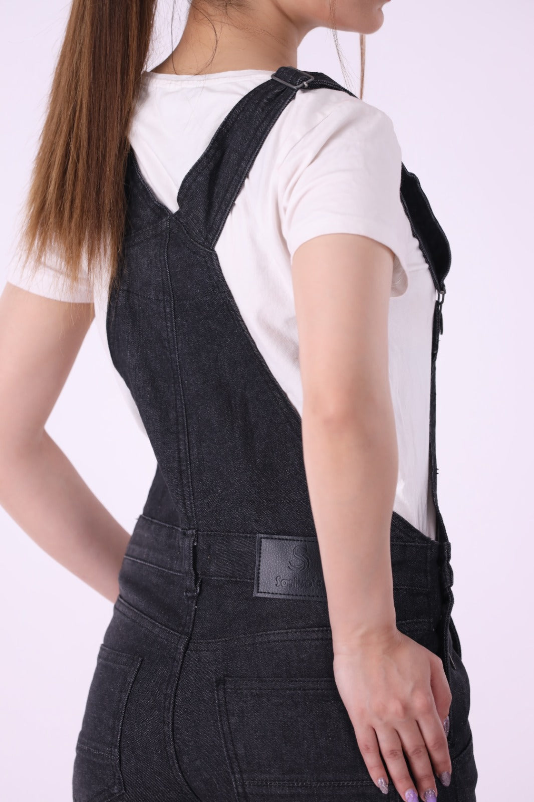 Sariyo's Denim Women's Romper | Black Wash