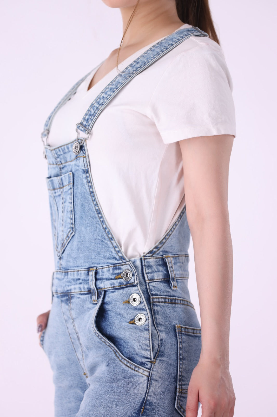 Sariyo's Denim Women's Romper | Medium Wash