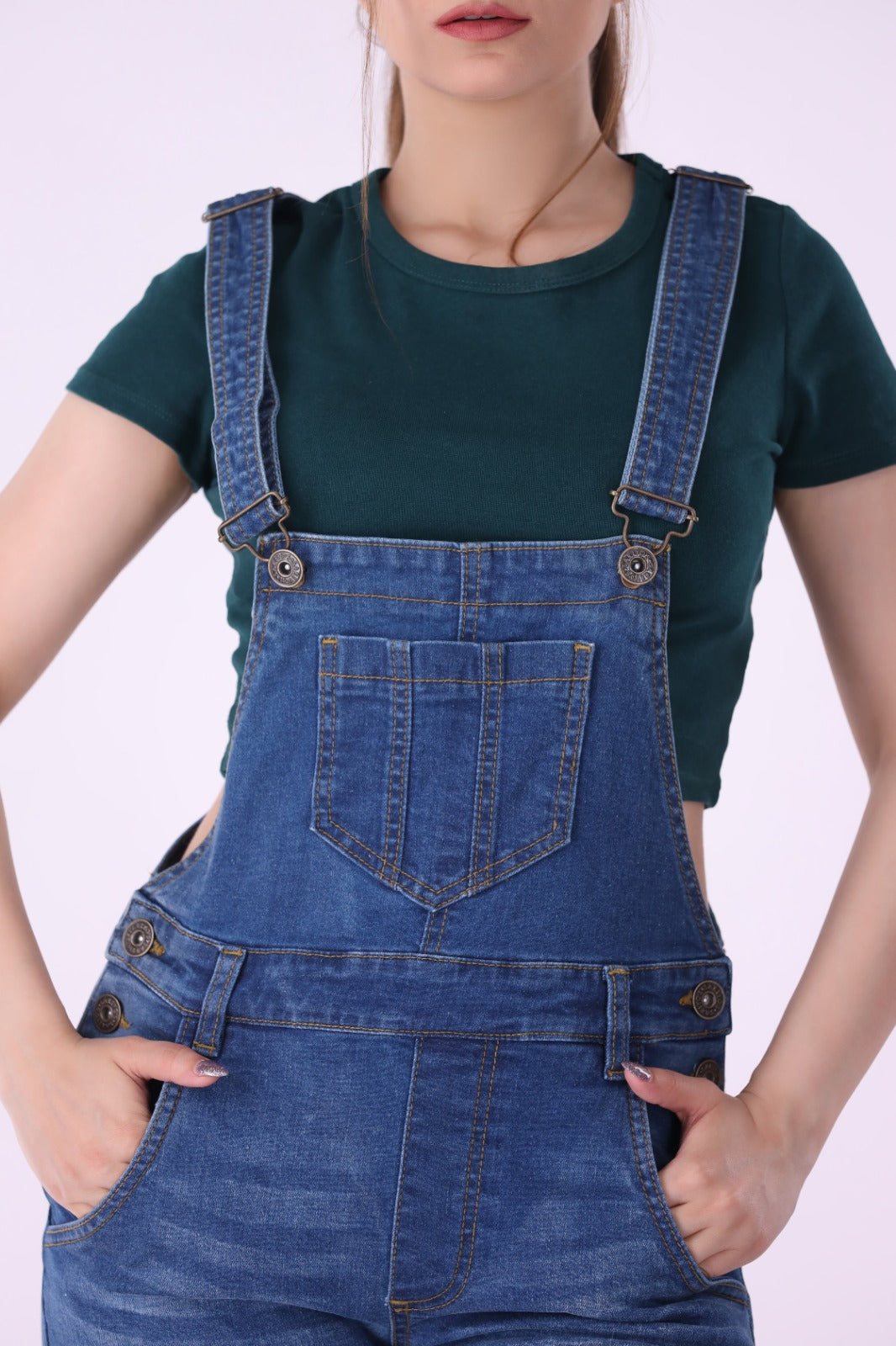 Sariyo's Denim Women's Romper | Random Wash