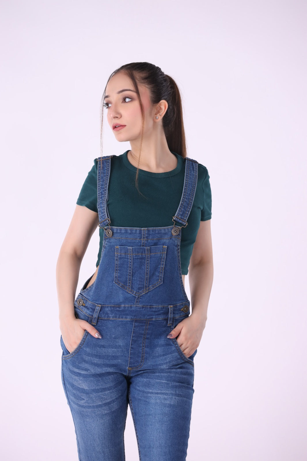Sariyo's Denim Women's Romper | Random Wash