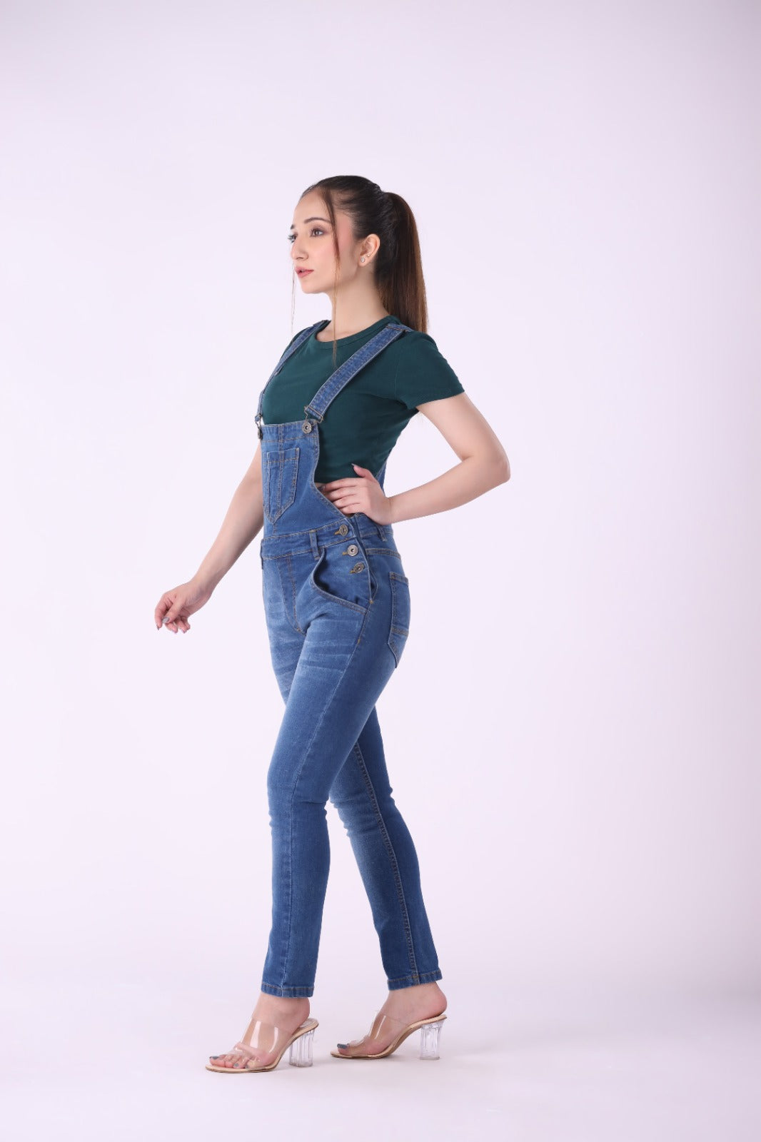 Sariyo's Denim Women's Romper | Random Wash