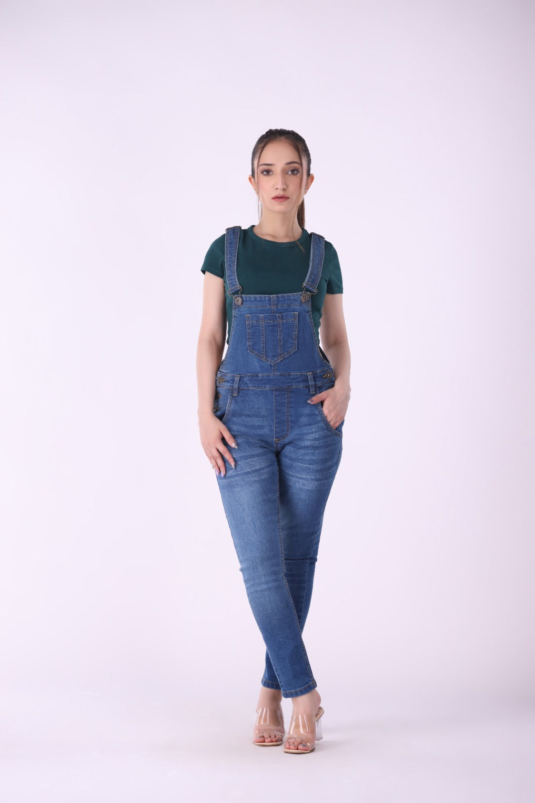Sariyo's Denim Women's Romper | Random Wash