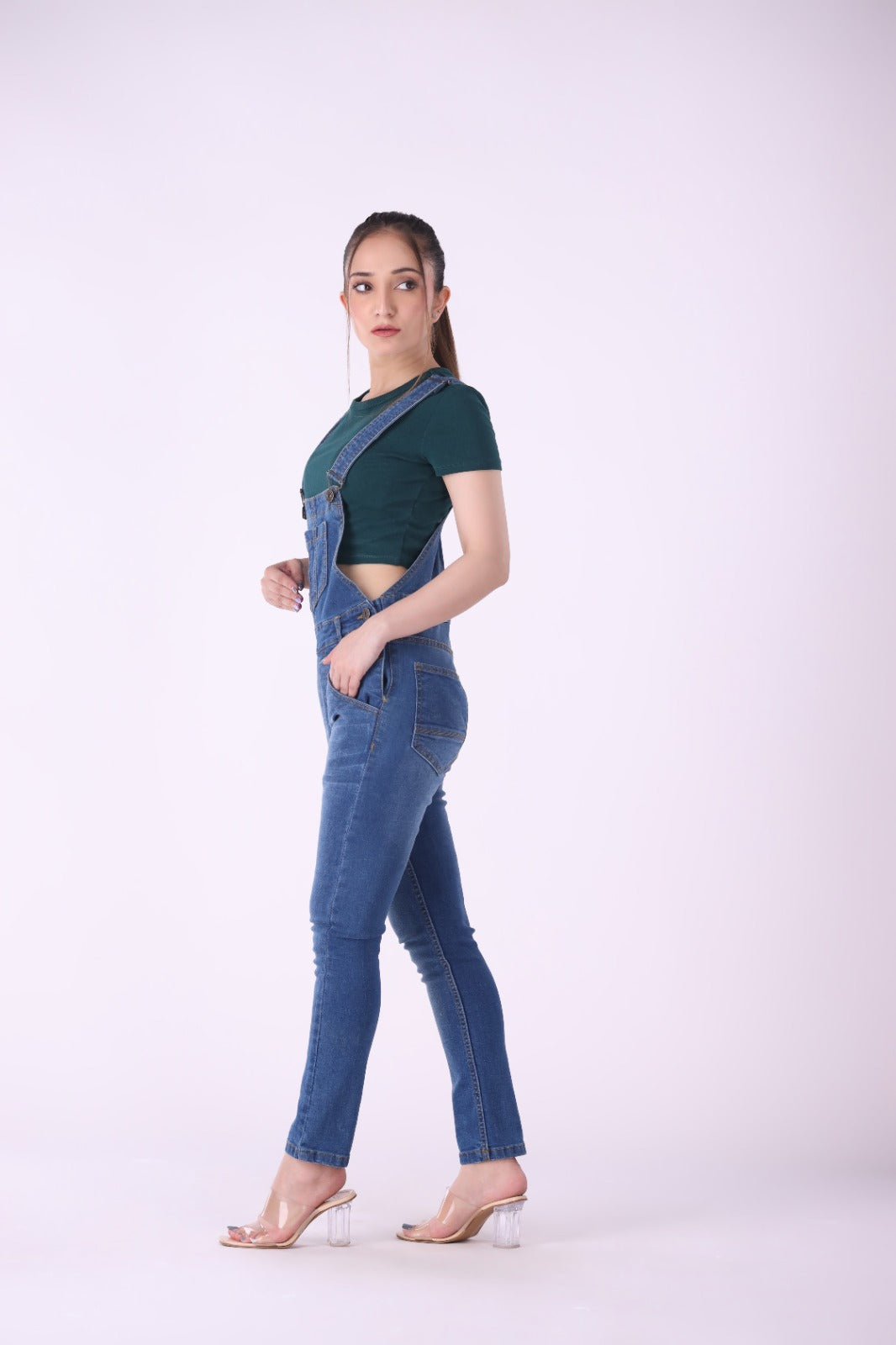 Sariyo's Denim Women's Romper | Random Wash