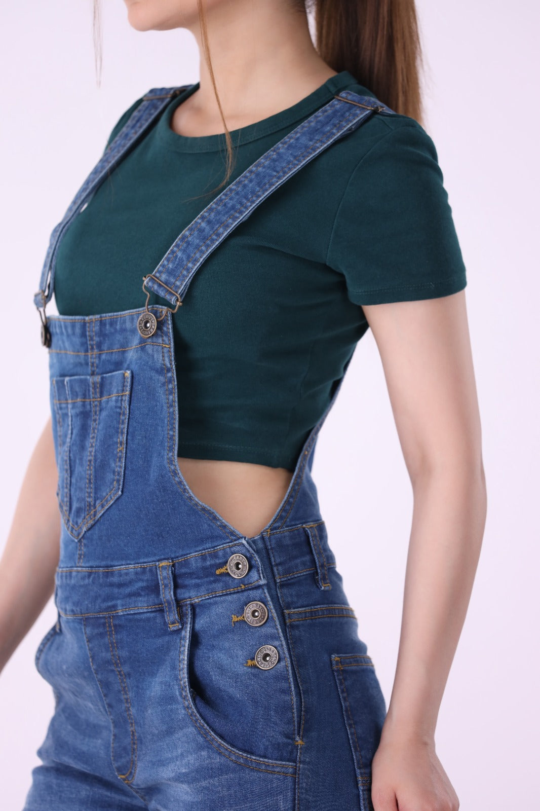 Sariyo's Denim Women's Romper | Random Wash