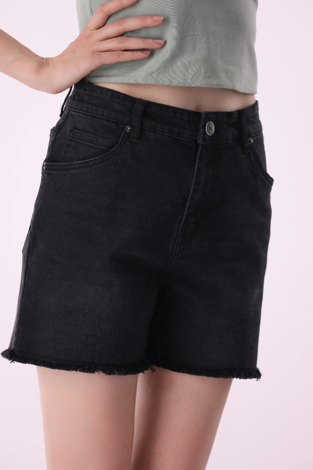 Sariyo's Shorts for Women | Black Wash
