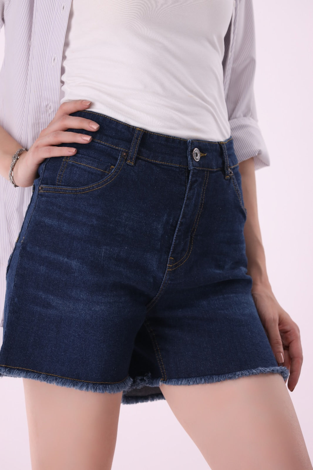 Sariyo's Shorts for Women | Dark Wash