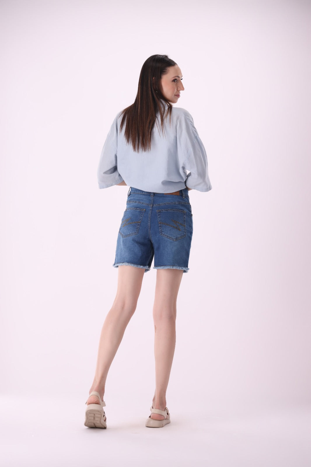 Sariyo's Shorts for Women | Medium Wash