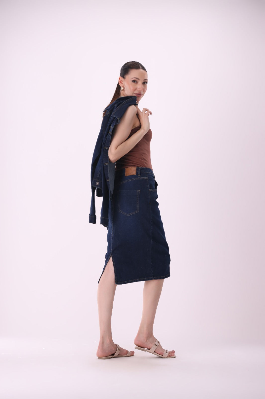 Sariyo's Women's Denim Skirt | Random Wash