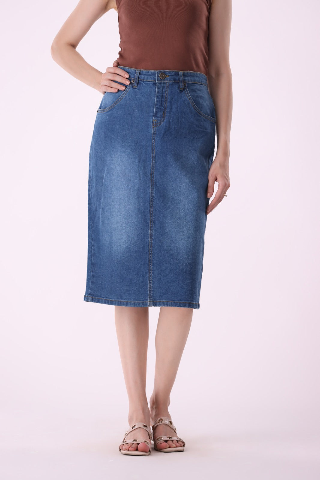 Sariyo's Women's Denim Skirt | Random Wash