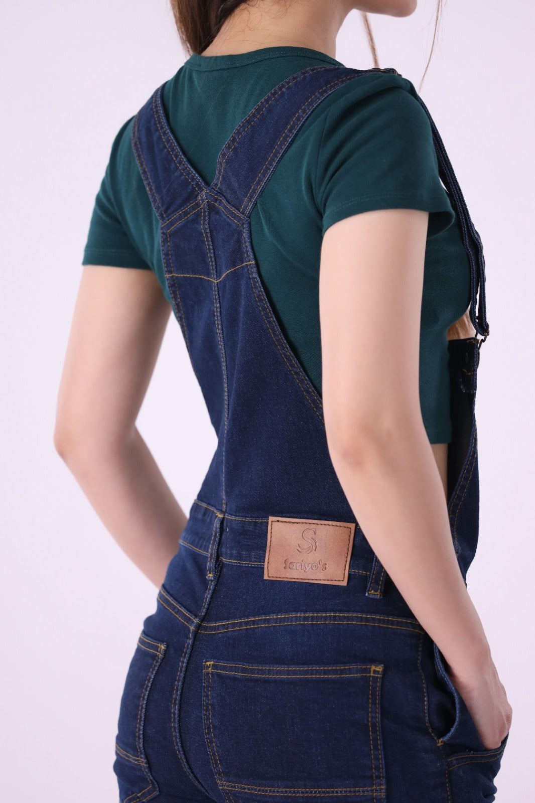 Sariyo's Denim Women's Romper | Dark Wash