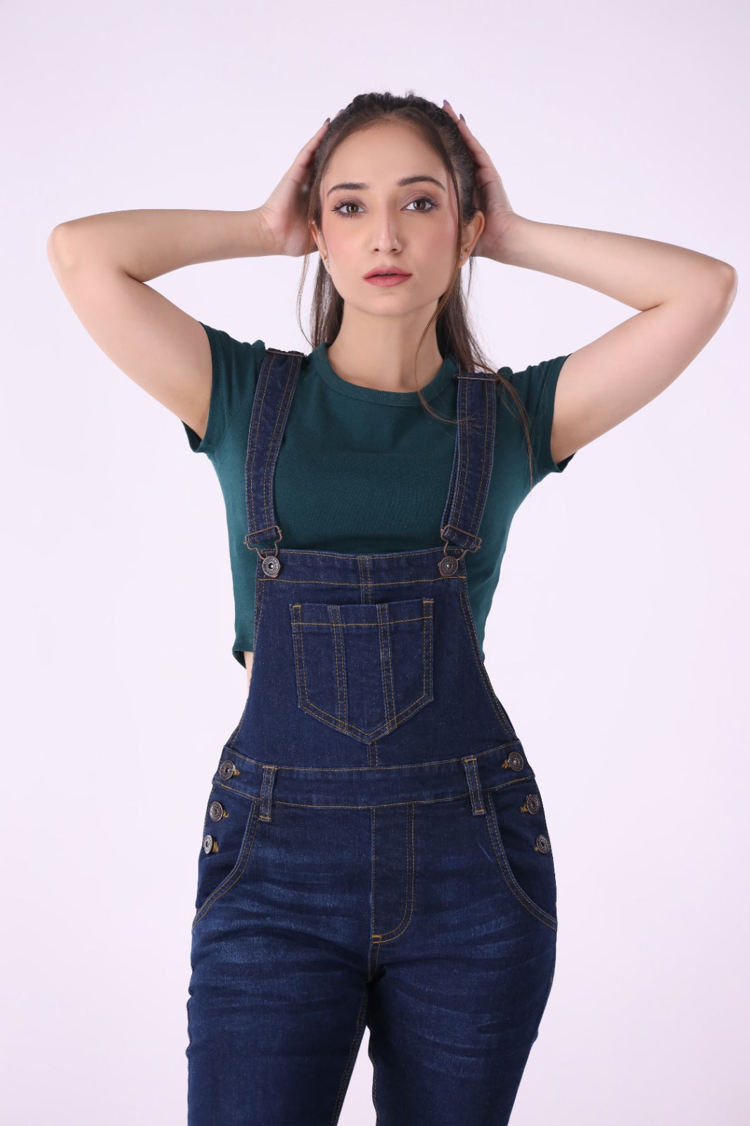 Sariyo's Denim Women's Romper | Dark Wash