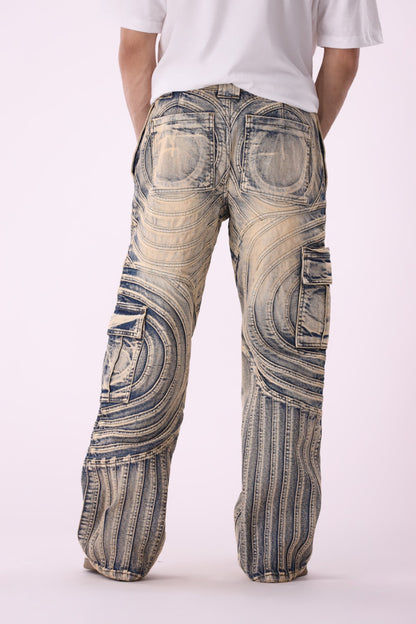 Sariyo's Unisex Biker Jeans | Random Wash