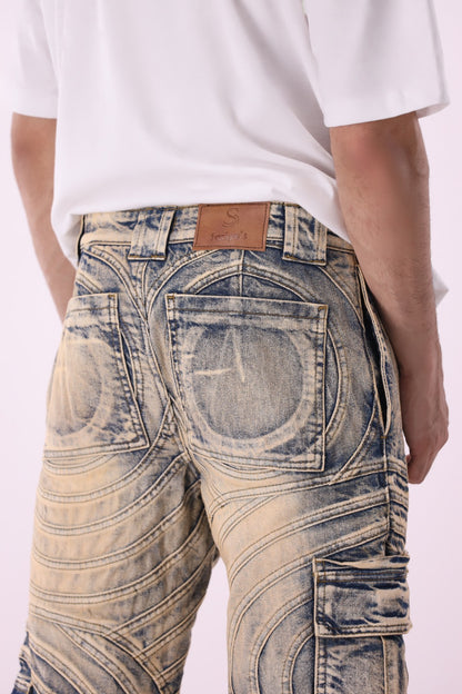 Sariyo's Unisex Biker Jeans | Random Wash