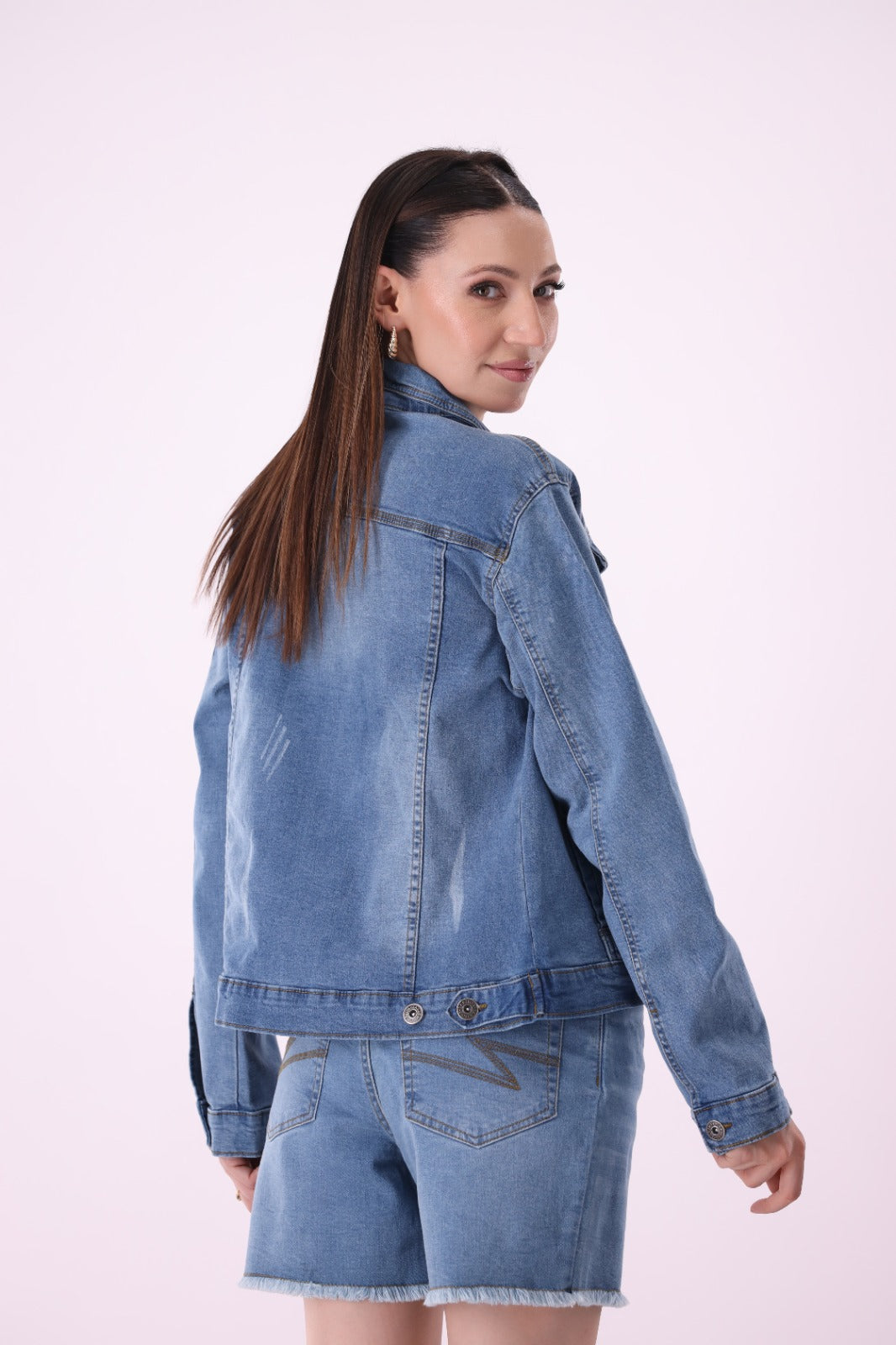 Sariyo's jacket for women | Light Wash