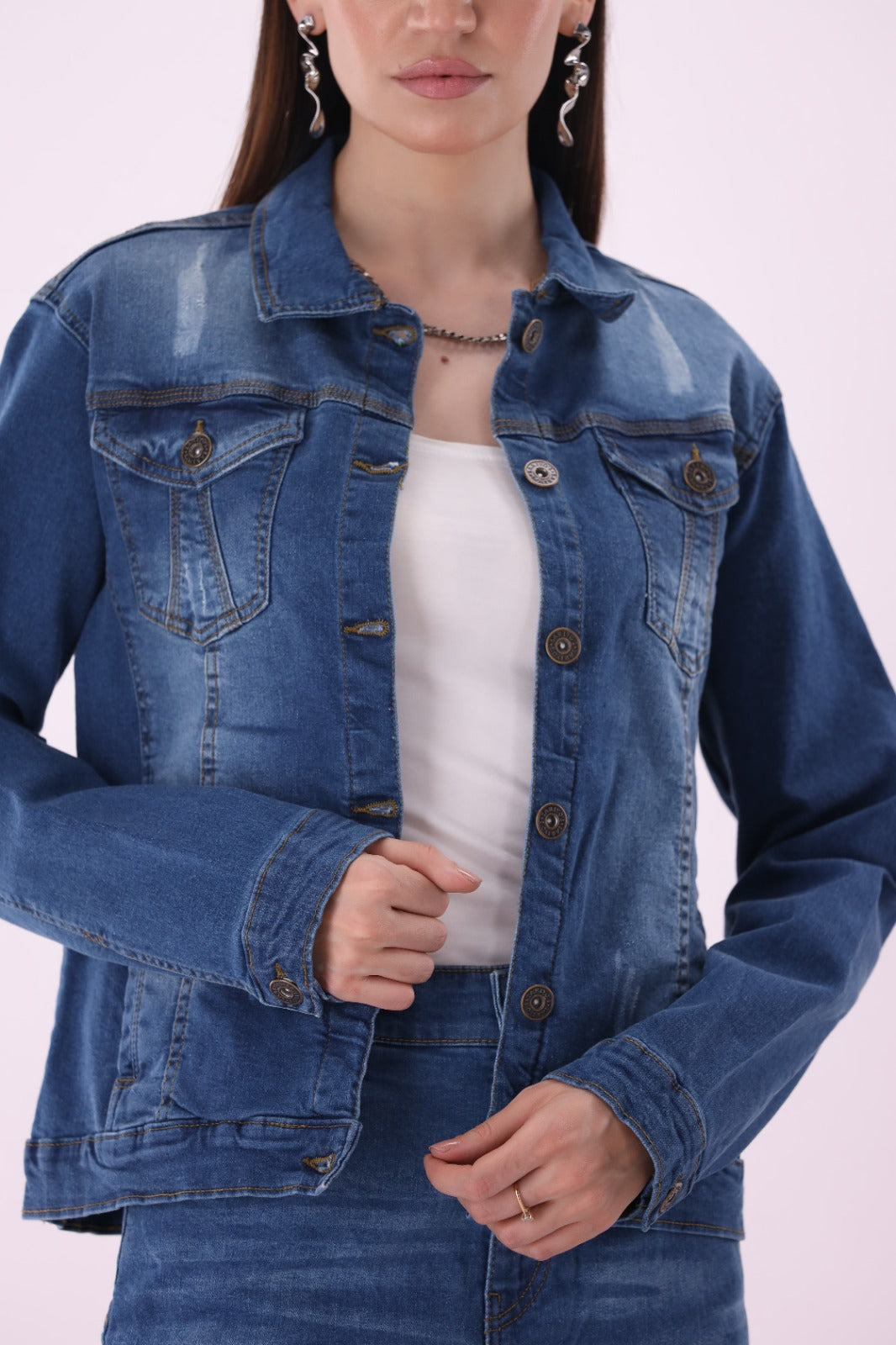 Sariyo's jacket for women | Medium Wash