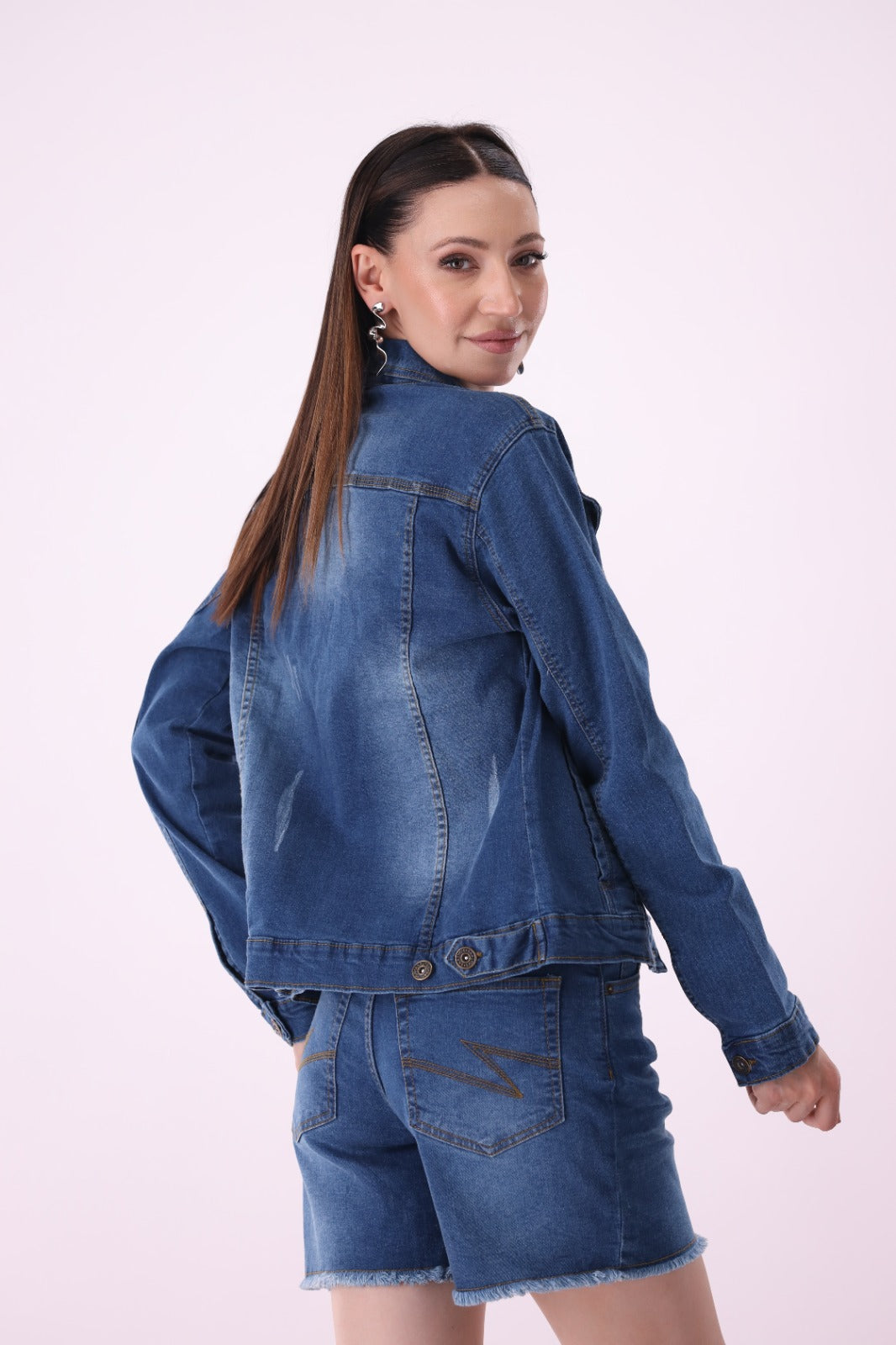 Sariyo's jacket for women | Medium Wash