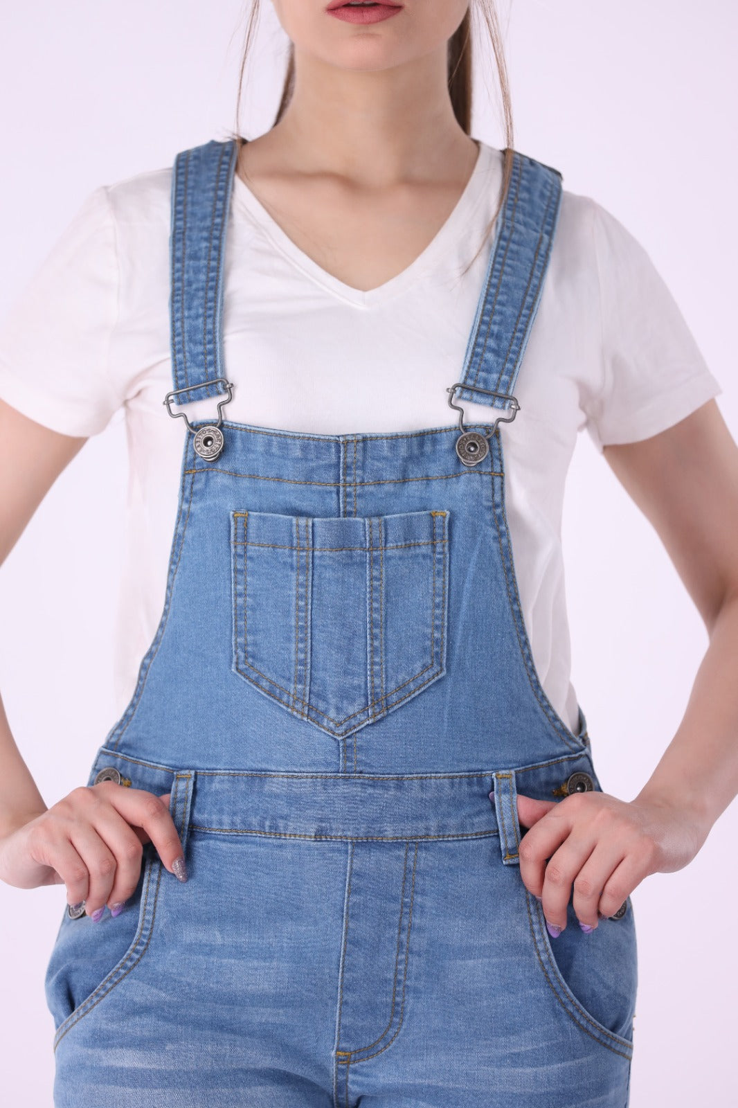 Sariyo's Denim Women's Romper | Light Wash