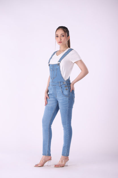 Sariyo's Denim Women's Romper | Light Wash