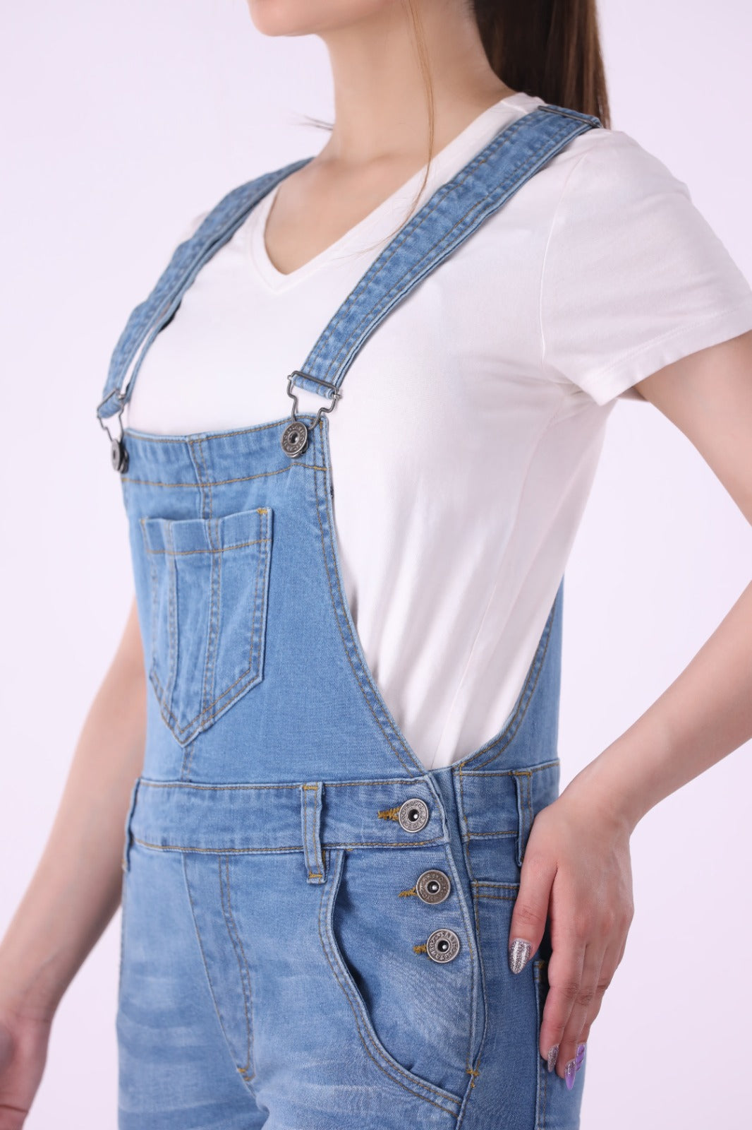 Sariyo's Denim Women's Romper | Light Wash