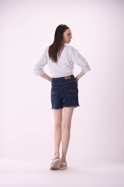 Sariyo's Shorts for Women | Dark Wash
