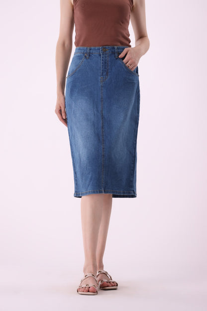 Sariyo's Women's Denim Skirt  | Random Wash