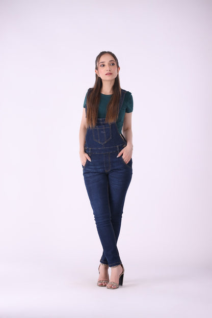 Sariyo's Denim Women's Romper | Dark Wash