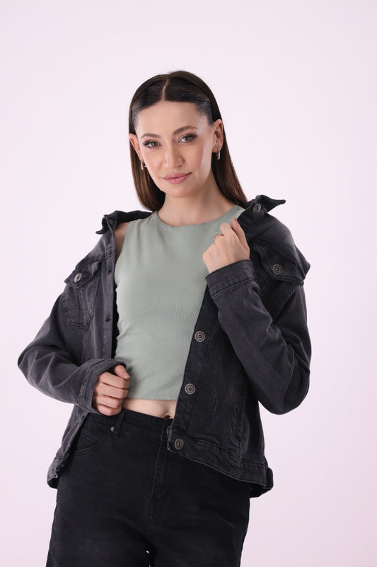 Sariyo's jacket for women | Black Wash