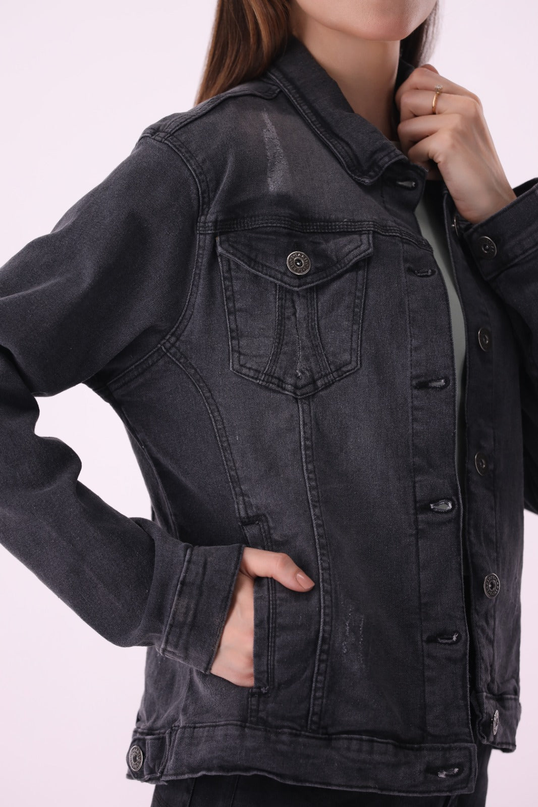 Sariyo's jacket for women | Black Wash
